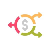 Budget Spending icon in vector. Logotype vector