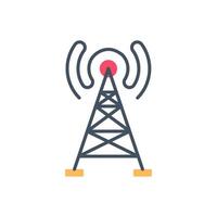 Radio Waves  icon in vector. Logotype vector