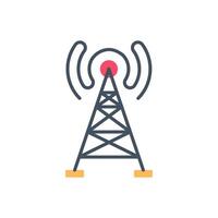 Radio Waves  icon in vector. Logotype vector