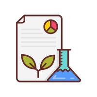 Environmental Data  icon in vector. Logotype vector