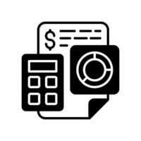 Budget  icon in vector. Logotype vector