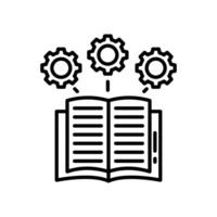 Machine Learning  icon in vector. Logotype vector