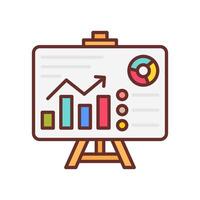 Data Presentation  icon in vector. Logotype vector