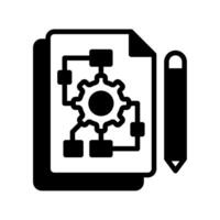 Planning  icon in vector. Logotype vector