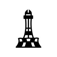 Minar e Pakistan  icon in vector. Logotype vector