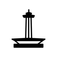 nacional Monumento icono en vector. logotipo vector