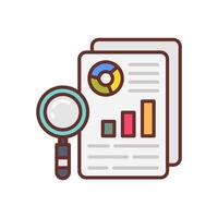 Data Analysis icon in vector. Logotype vector