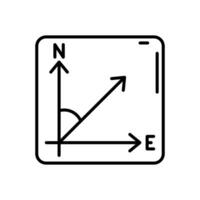 Vector  icon in vector. Logotype