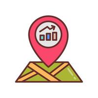 Data Location  icon in vector. Logotype vector