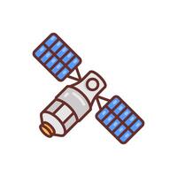 Satellite  icon in vector. Logotype vector