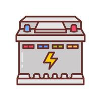 Battery  icon in vector. Logotype vector