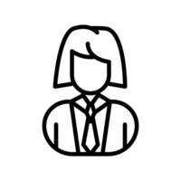 Business Women  icon in vector. Logotype vector