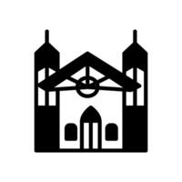 templo Israel icono en vector. logotipo vector