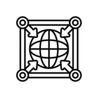Transform and Deployment icon in vector. Logotype vector