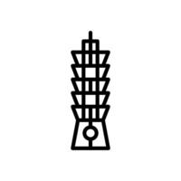 Taipei  icon in vector. Logotype vector