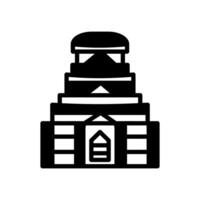 Dom templo icono en vector. logotipo vector