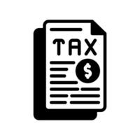 Tax Invoice  icon in vector. Logotype vector