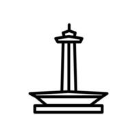 National Monument  icon in vector. Logotype vector