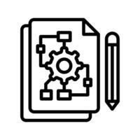 Planning  icon in vector. Logotype vector