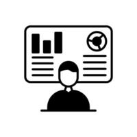 Data Dashboard icon in vector. Logotype vector