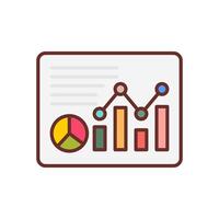 Data Dashboard  icon in vector. Logotype vector