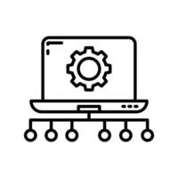 datos red icono en vector. logotipo vector