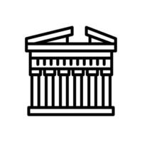 Atenas icono en vector. logotipo vector