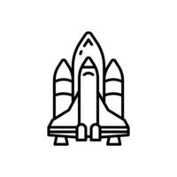 Spaceship  icon in vector. Logotype vector