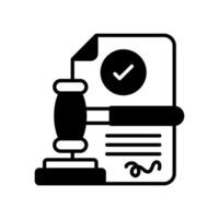 Legal Document icon in vector. Logotype vector