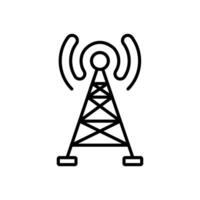 Radio Waves  icon in vector. Logotype vector