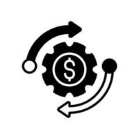Revenue icon in vector. Logotype vector