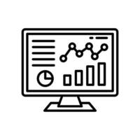System Monitoring  icon in vector. Logotype vector