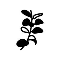 Marjoram icon in vector. Logotype vector