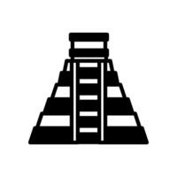 Chichen Itza  icon in vector. Logotype vector