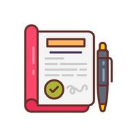 Agreement icon in vector. Logotype vector