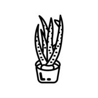 buey lengua planta icono en vector. logotipo vector