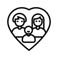 Family Care icon in vector. Logotype vector