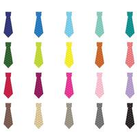 Tie clipart Set vector