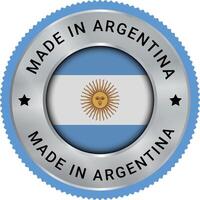 hecho en argentina vector logo y fideicomisos Insignia íconos