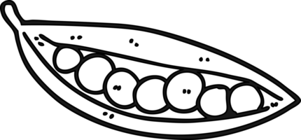 cartone animato piselli nel baccello icona png