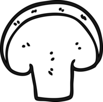 cartoon mushroom slice icon png
