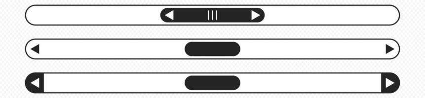 diapositiva Desplazarse bar control deslizante antiguo retro diseño rodillo vector