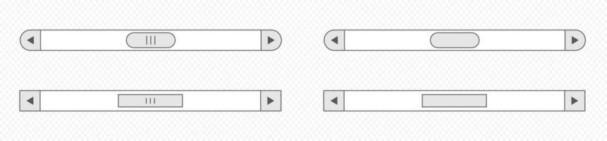 diapositiva Desplazarse bar control deslizante antiguo retro rodillo vector