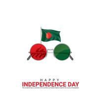 Independence Day of Bangladesh. Independence Day Creative Design For social media post. vector