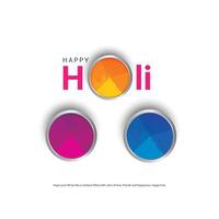 Happy Holi, Colorful explosion for Holi festival poster banner, creative Ads, 3d illustration vector