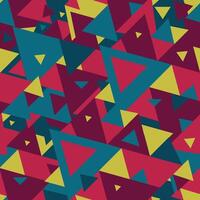 Abstract triangles background vector