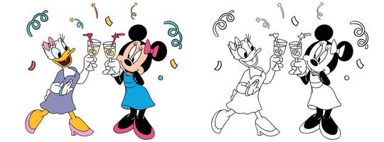 Mickey Mouse and Friends, Birthdays and Parties vector