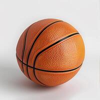 AI generated Basketball ball isolated on a light background photo