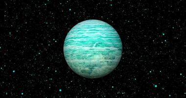 Water planet in space. World Water Day Concept. Saving water and world environmental protection concept. Environment day. video