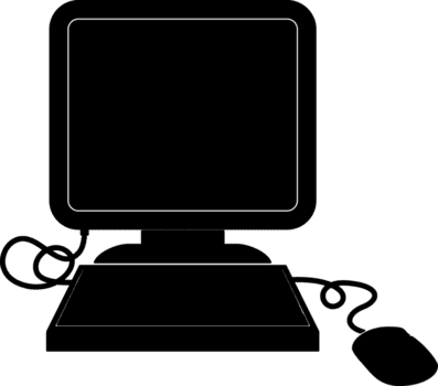 ilustração do uma computador com rato ícone png